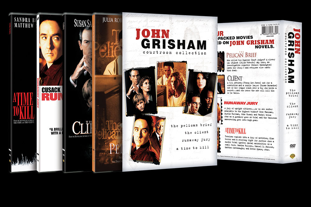 aq_block_1-The John Grisham Collection - DVD Packaging